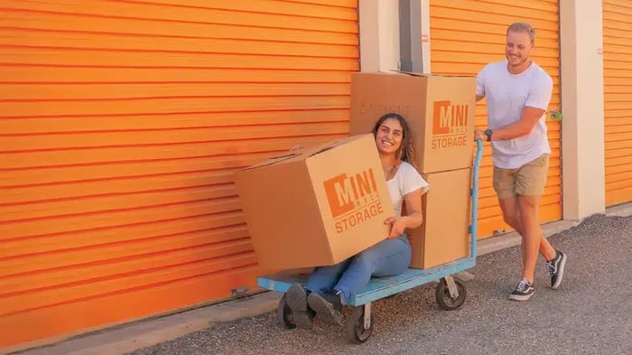 Pushing Mini Mall Boxes
