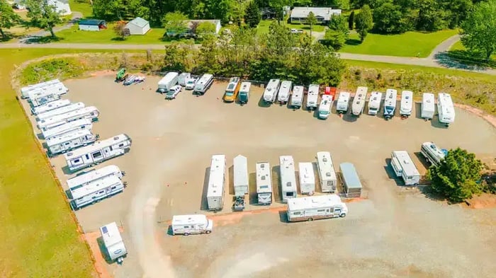 RV Parking for vehicle storage