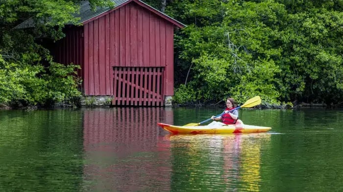 kayaking in DeSoto County