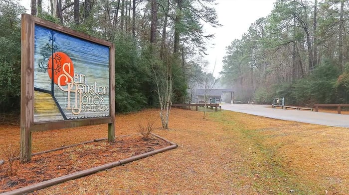 Sam Houston Jones State Park near Mini Mall Storage