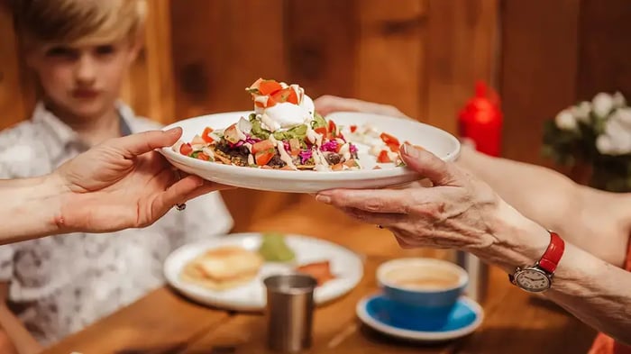 food being served in Sechelt, BC