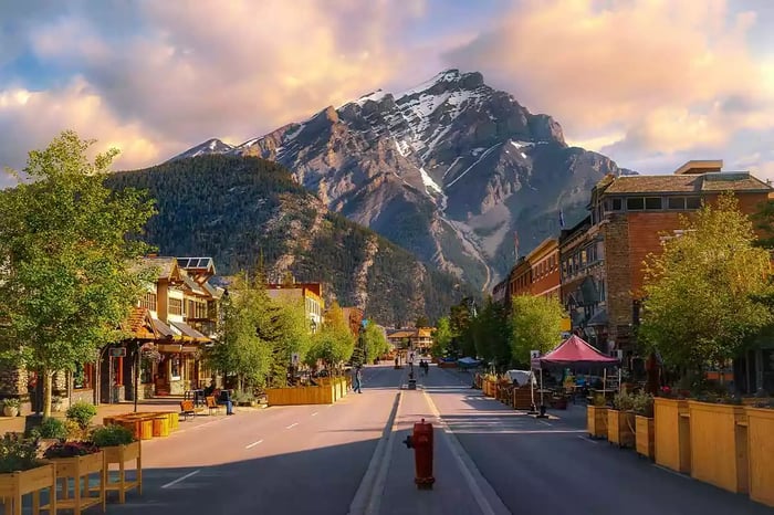 Banff Alberta Main Street
