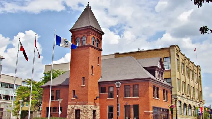 Romanesque architecture showcased at the Cambridge Fire Hall Museum and Education Centre