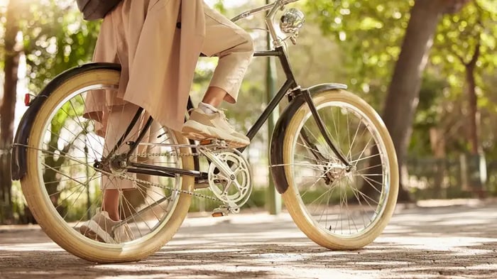 Biking in Huntington City Park