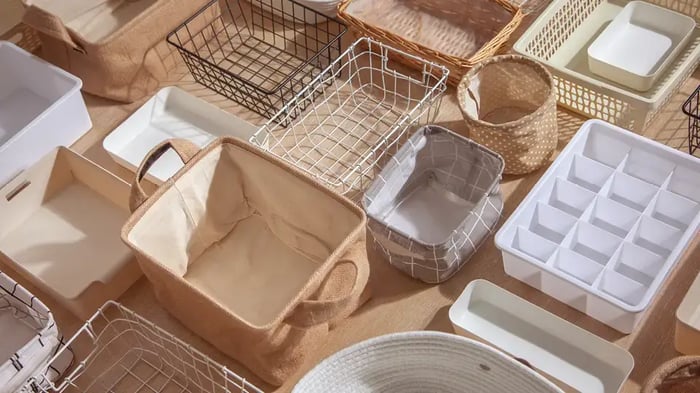 Organizational storage boxes