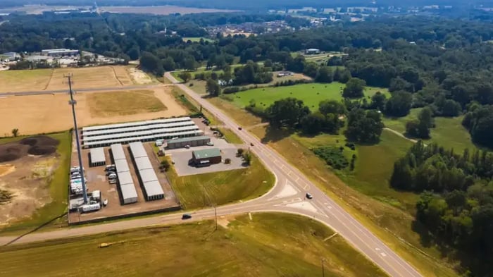 Nesbit, MS aerial view