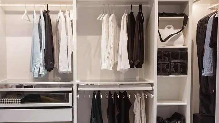 Mens closet