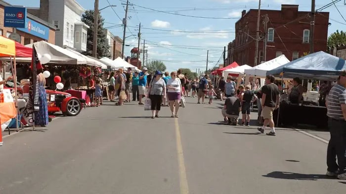 The Winchester Market hosted on Mainstreet in Winchester, ON