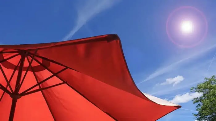 storing umbrellas and other patio accessories